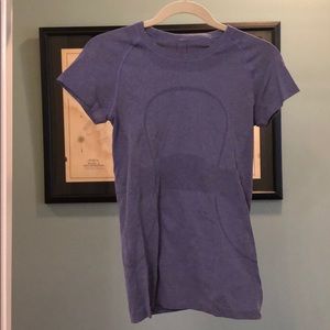 Lululemon purple swiftly t-shirt size 6